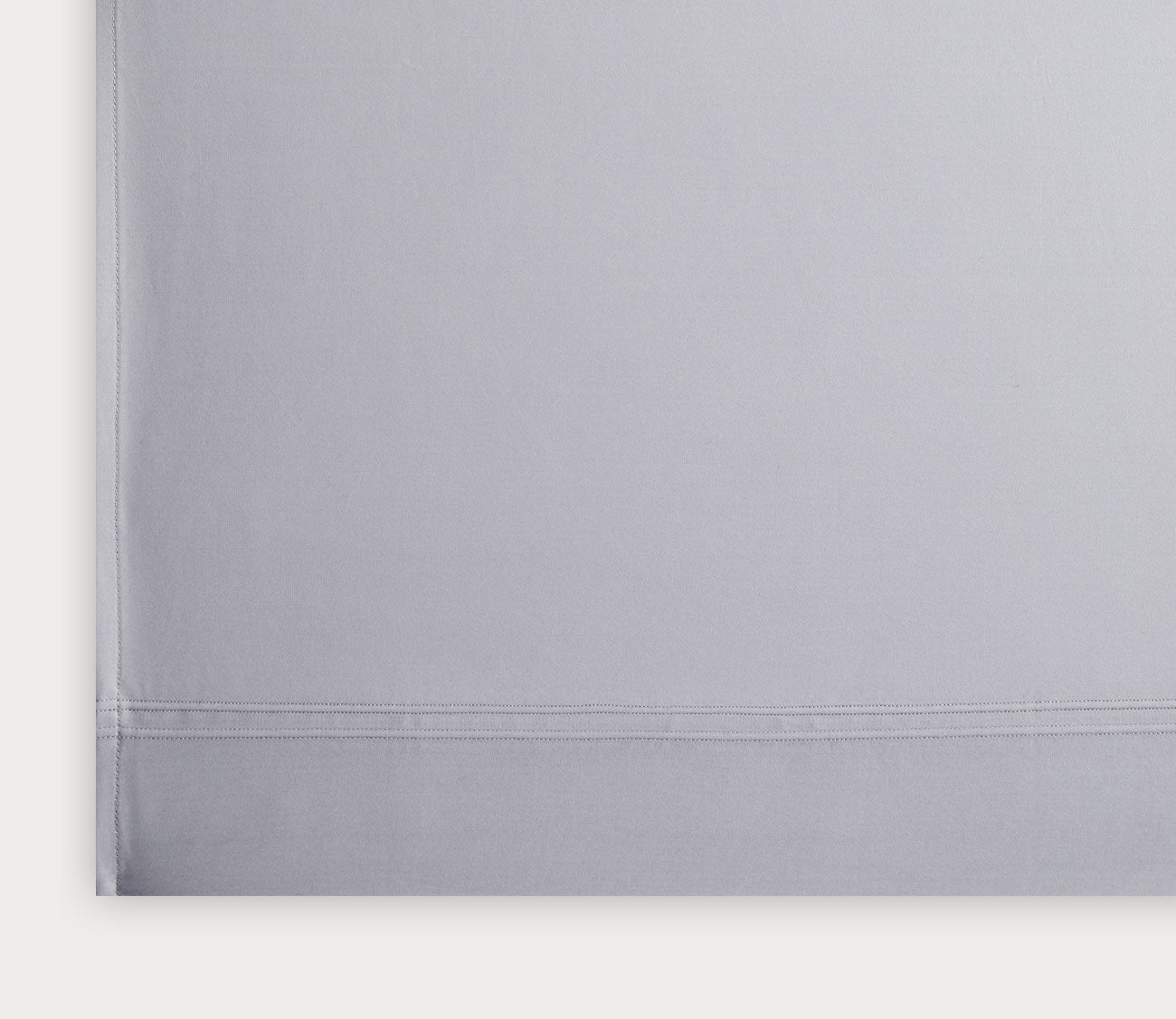 Triomphe Organic Cotton Sateen Flat Sheet by Yves Delorme