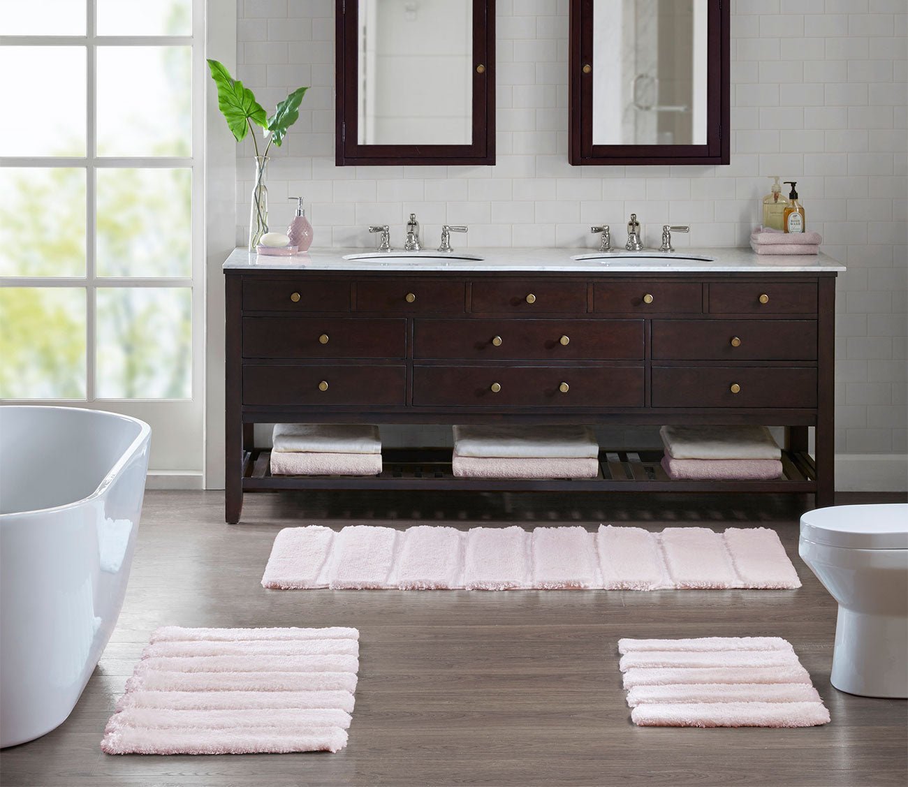 Tufted Pearl Channel Rug by Madison Park