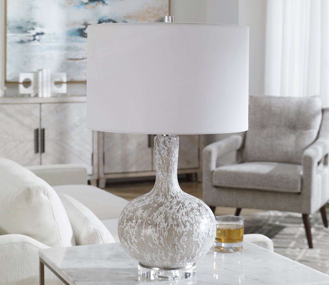 Turbulence Table Lamp by Uttermost