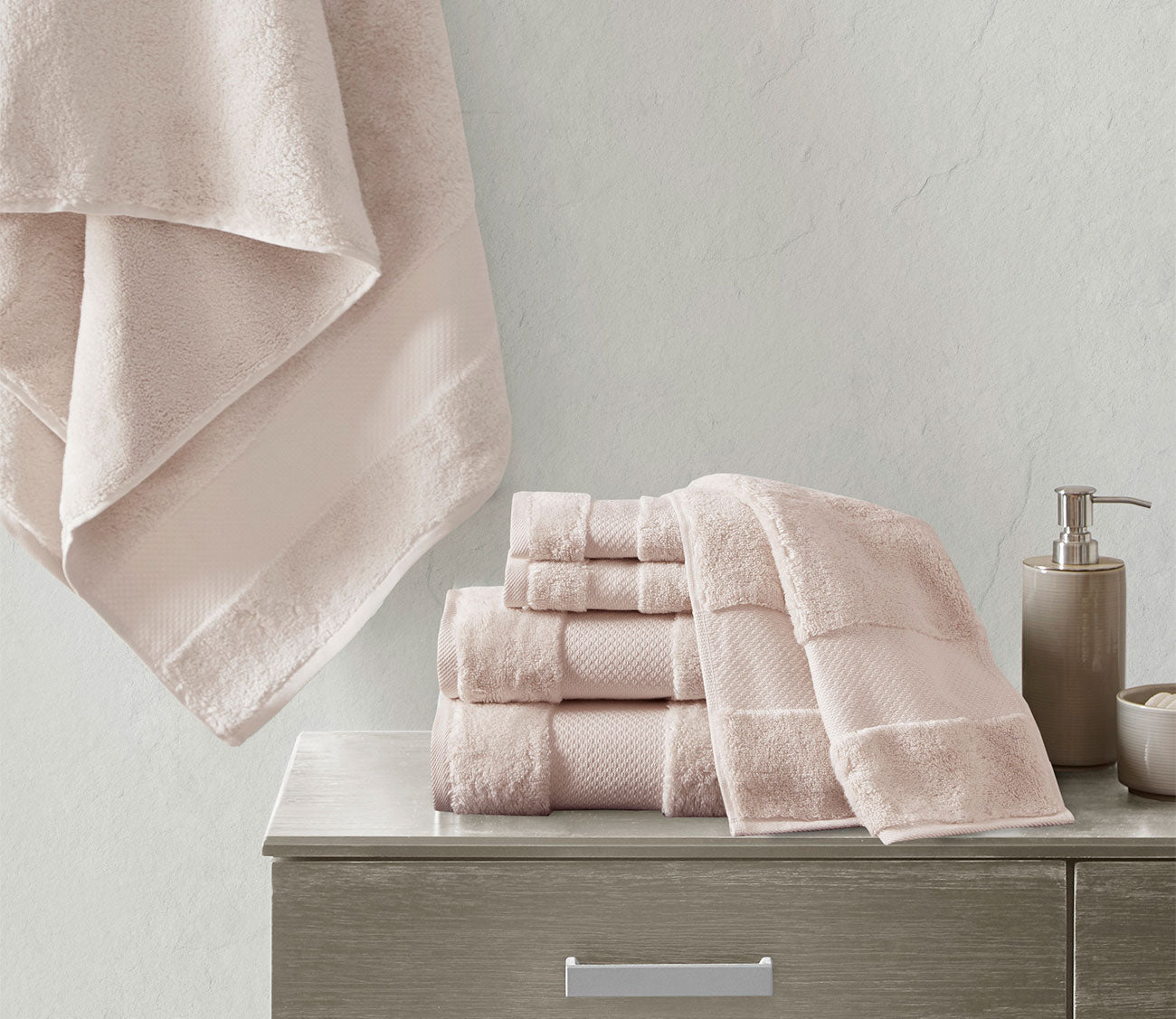 Turkish 6pc Bath Towel Set by Madison Park Signature