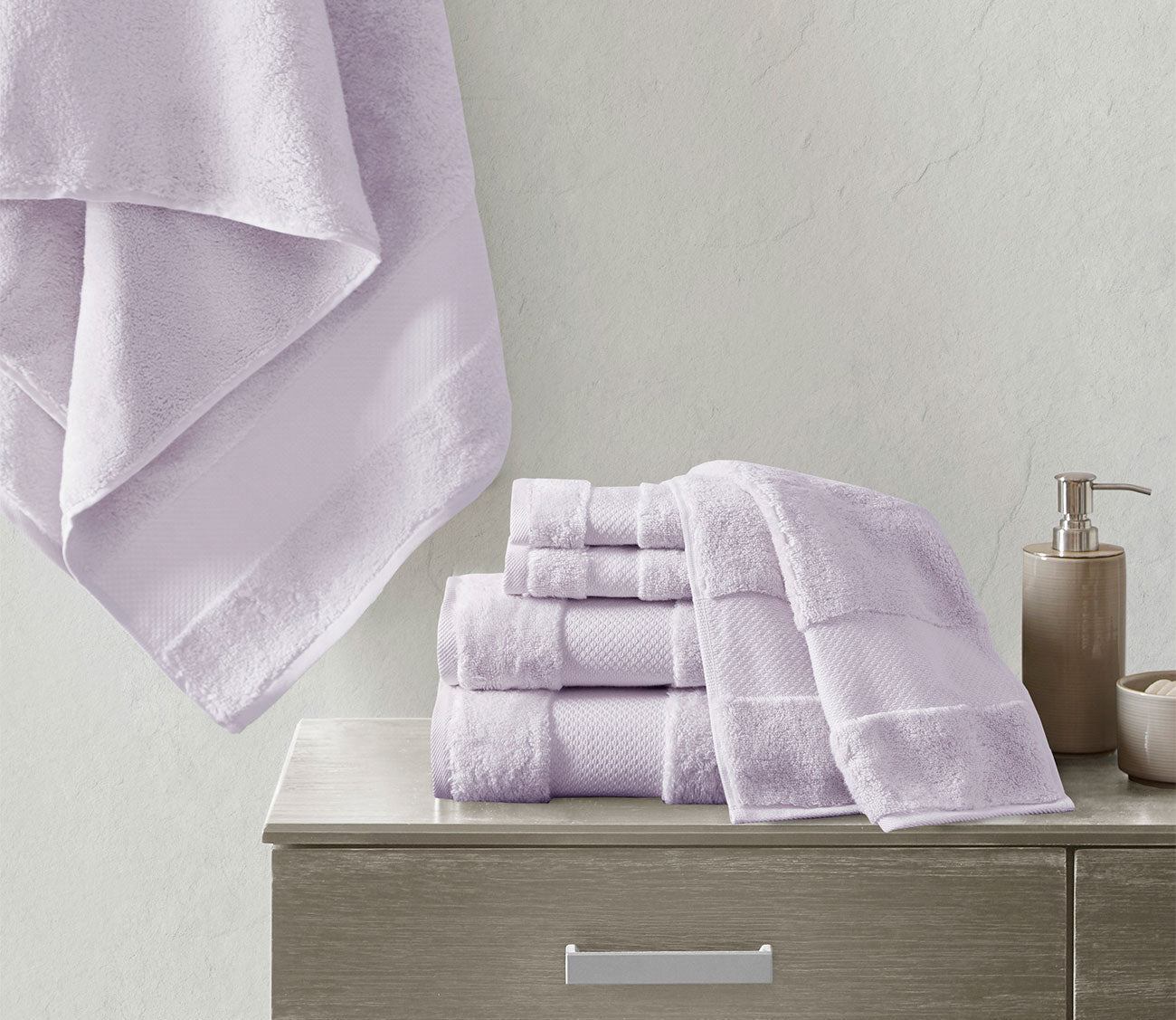 Turkish 6pc Bath Towel Set by Madison Park Signature