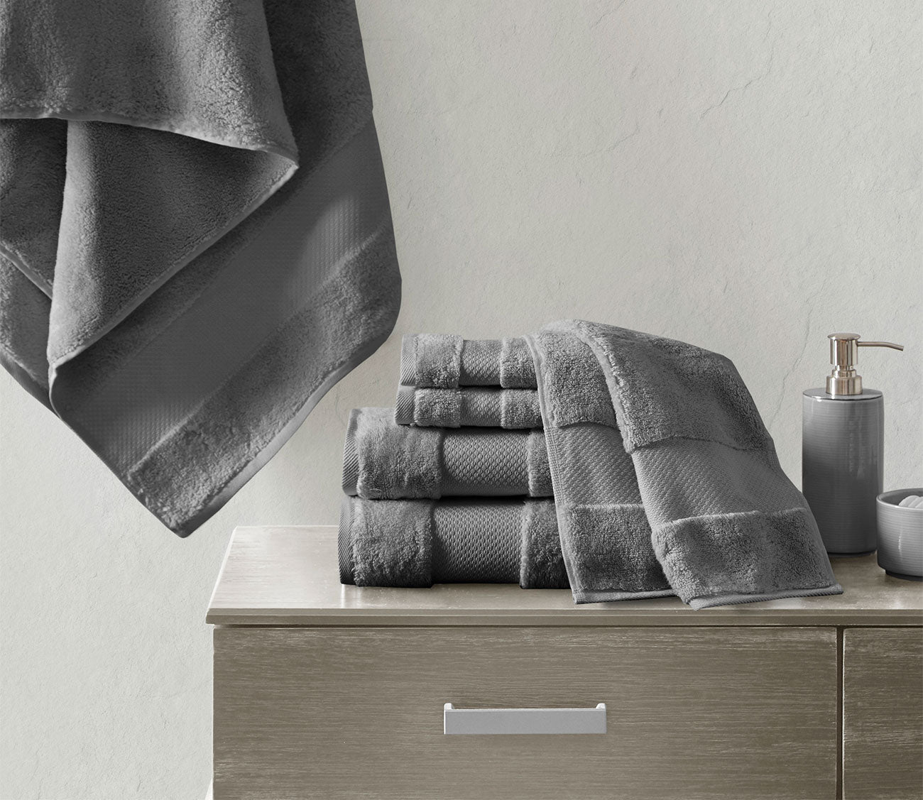 Turkish 6pc Bath Towel Set by Madison Park Signature