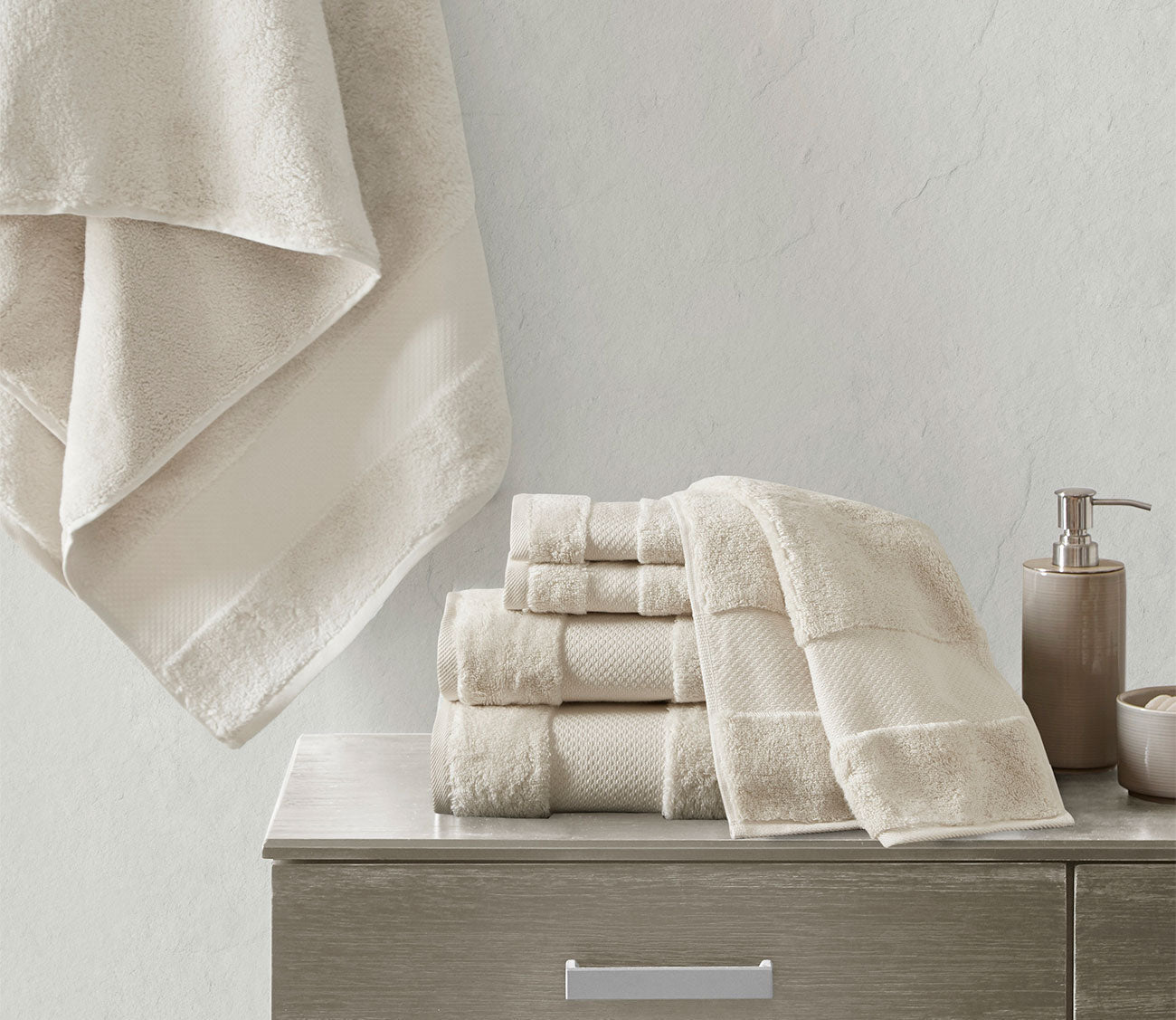 Turkish 6pc Bath Towel Set by Madison Park Signature