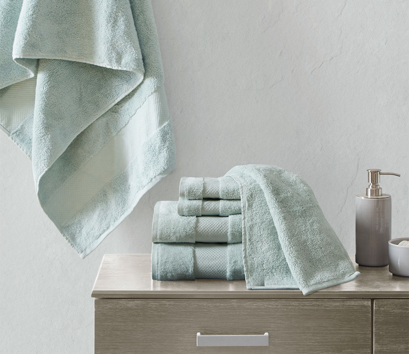 Turkish 6pc Bath Towel Set by Madison Park Signature