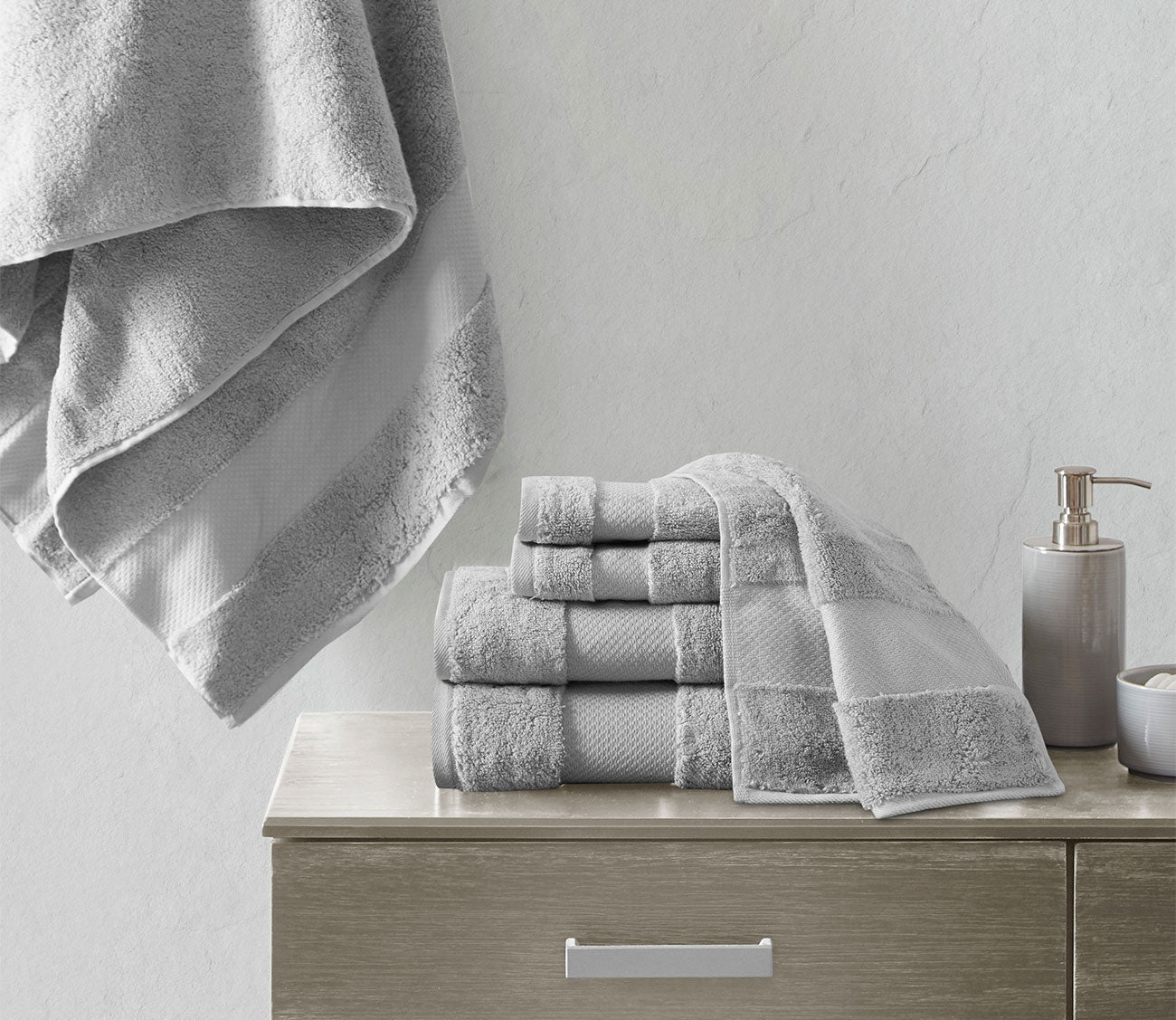 Turkish 6pc Bath Towel Set by Madison Park Signature