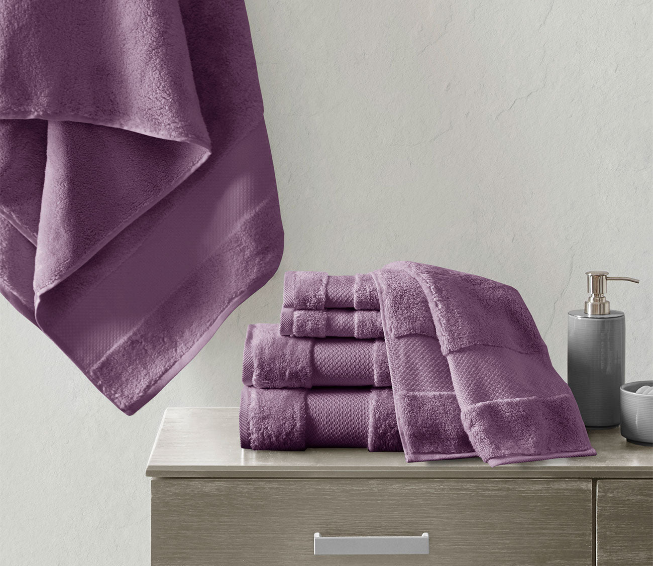Turkish 6pc Bath Towel Set by Madison Park Signature