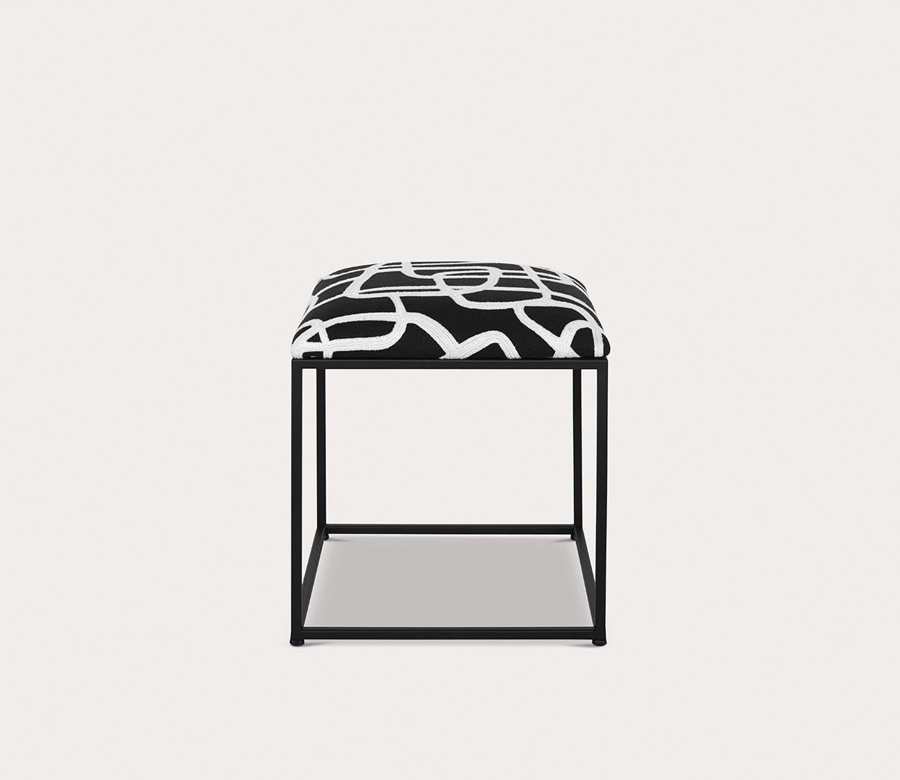 Twists and Turns Fabric Accent Stool by Uttermost