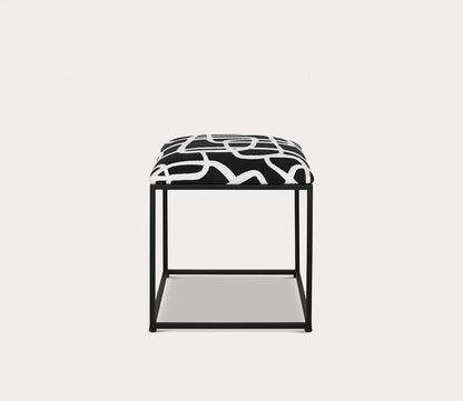 Twists and Turns Fabric Accent Stool by Uttermost