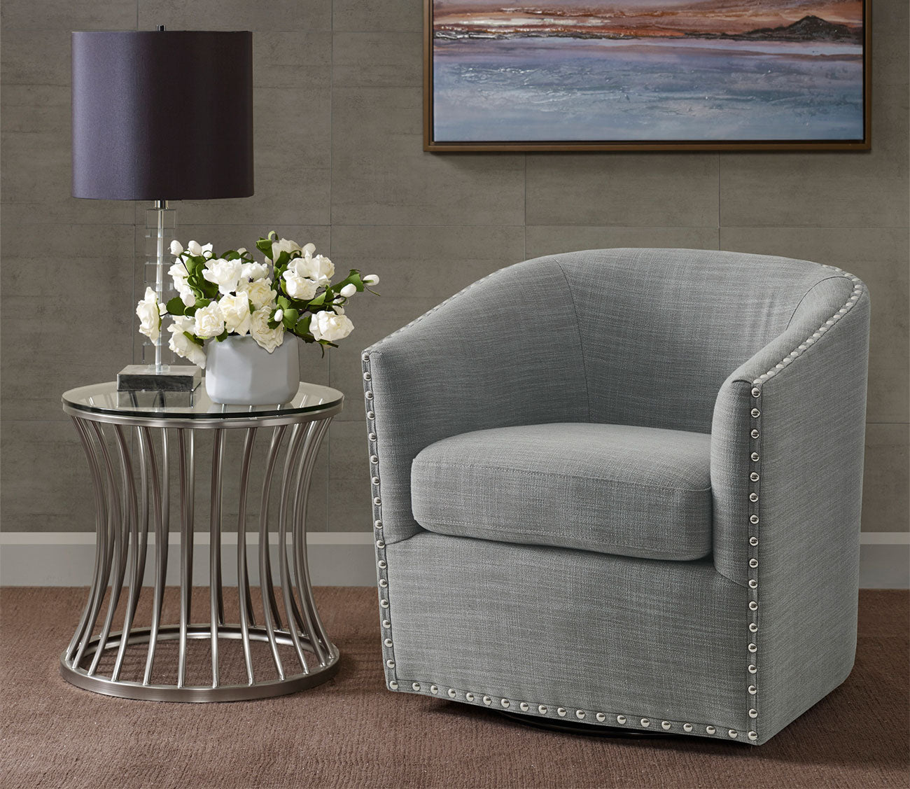 Tyler Swivel Accent Chair by Madison Park