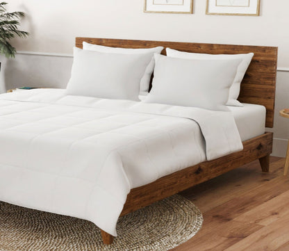Ultra-Fresh Antimicrobial Cotton Cover Fiber Pillow Set of 4 by Soft-Tex