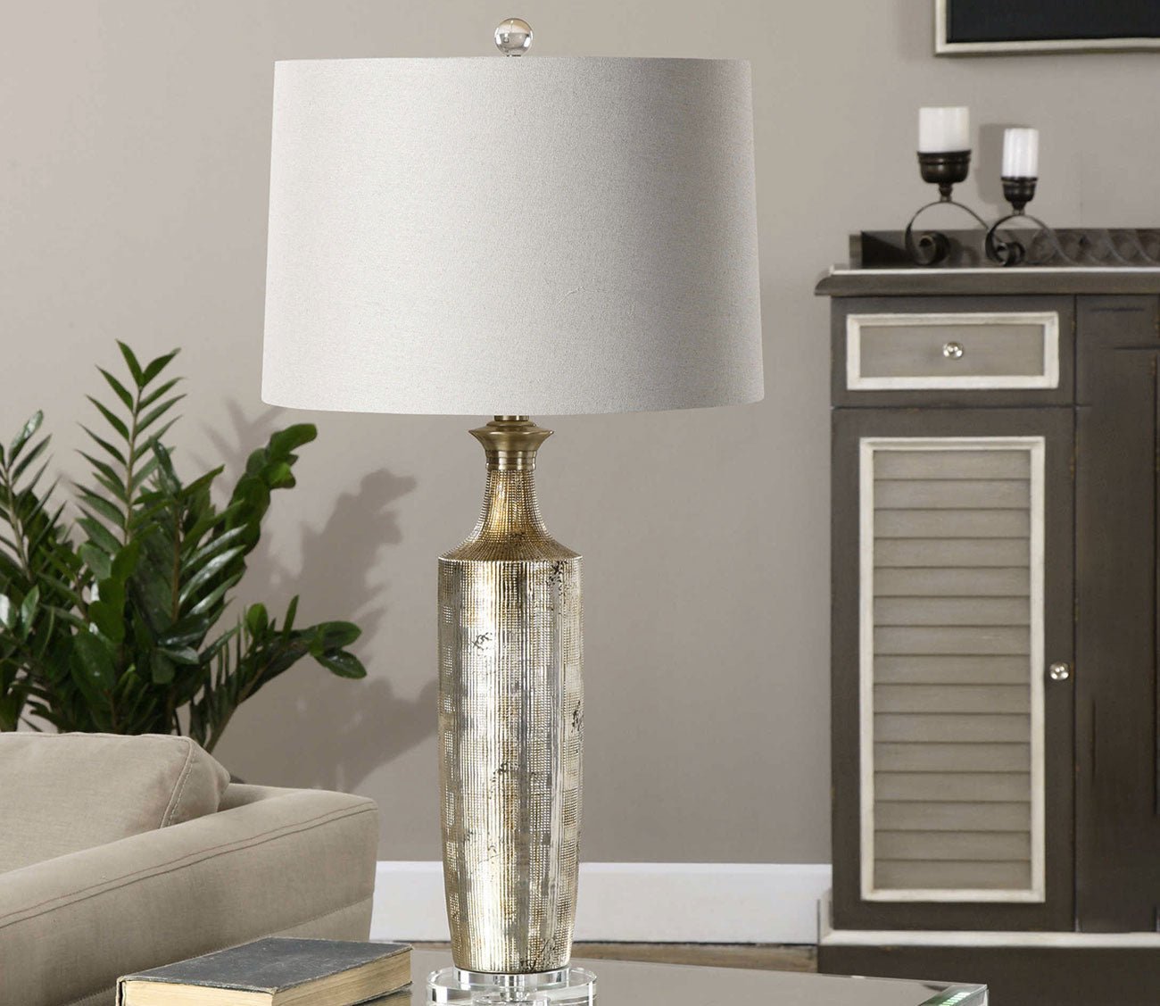 Valdieri Metallic Bronze Table Lamp
