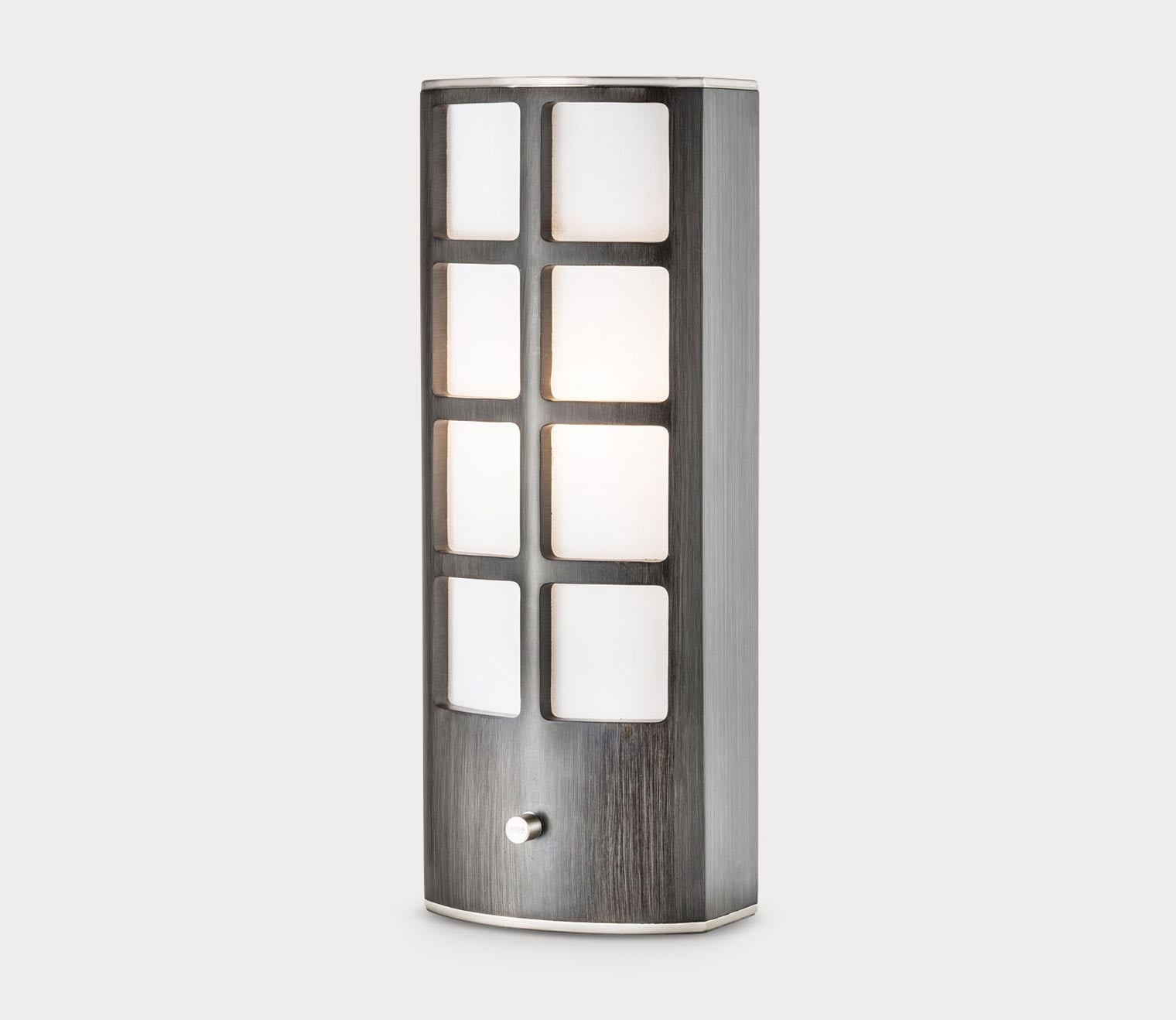 Ventana Brushed Aluminum Accent Table Lamp
