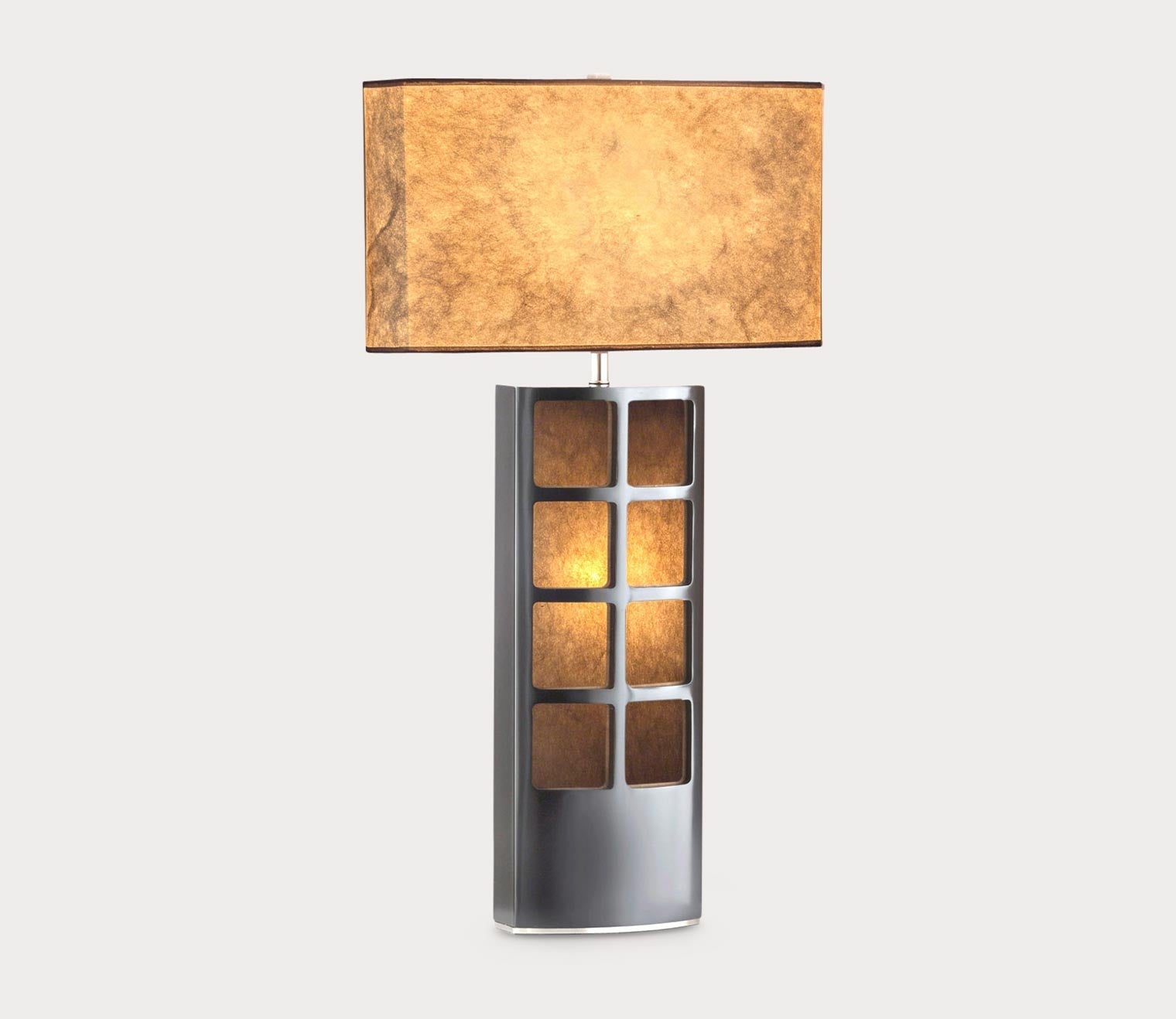 Ventana Charcoal Gray Table Lamp