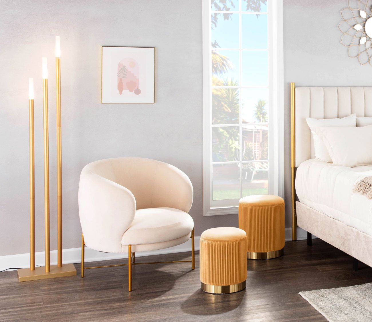 Vertical Icicle Contemporary Floor Lamp by LumiSource