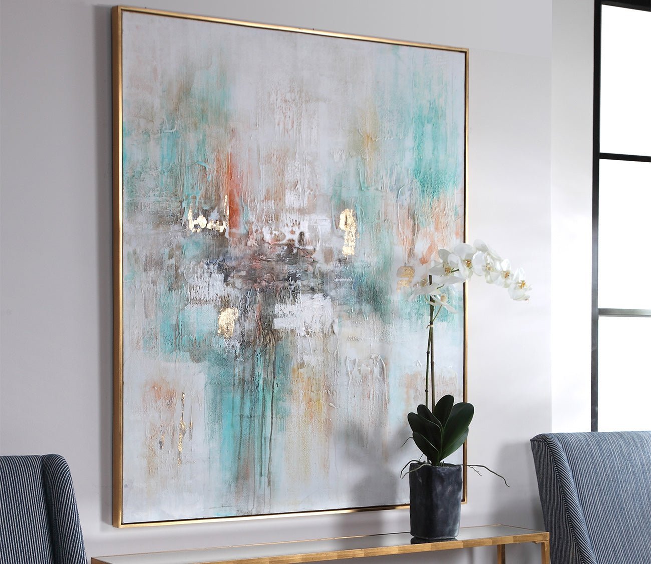Vibrant Expression Hand Painted Canvas