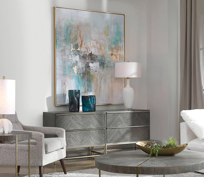 Vibrant Expression Hand Painted Canvas by Uttermost
