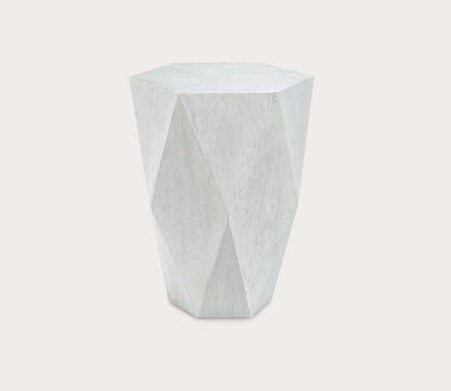 Volker White Side Table by Uttermost