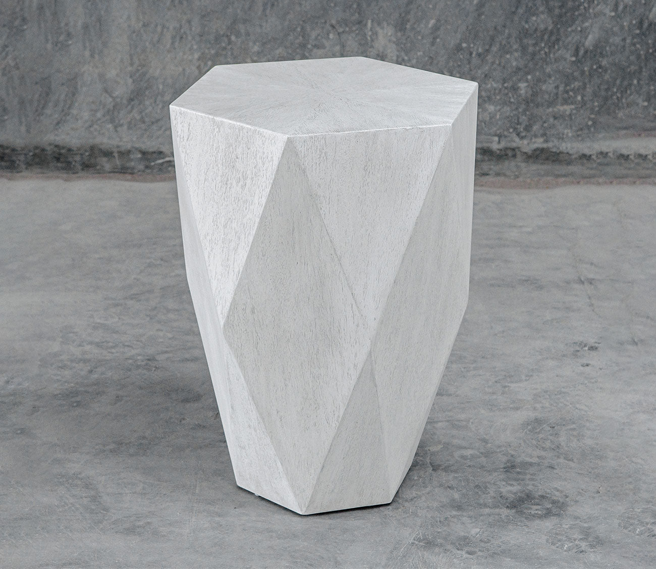 Volker White Side Table by Uttermost