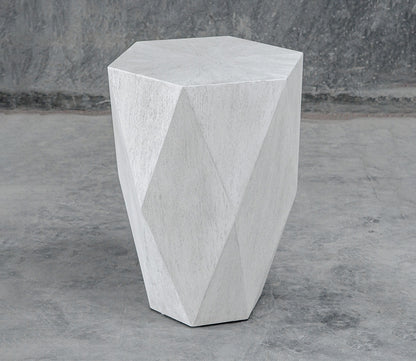 Volker White Side Table by Uttermost