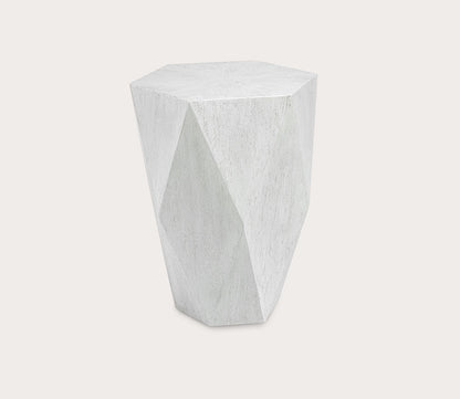 Volker White Side Table by Uttermost