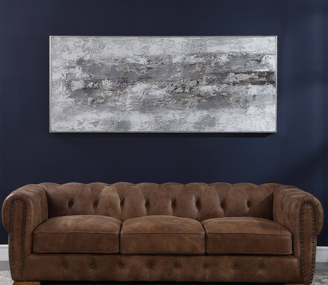 Weathered Stone Hand Painted Canvas