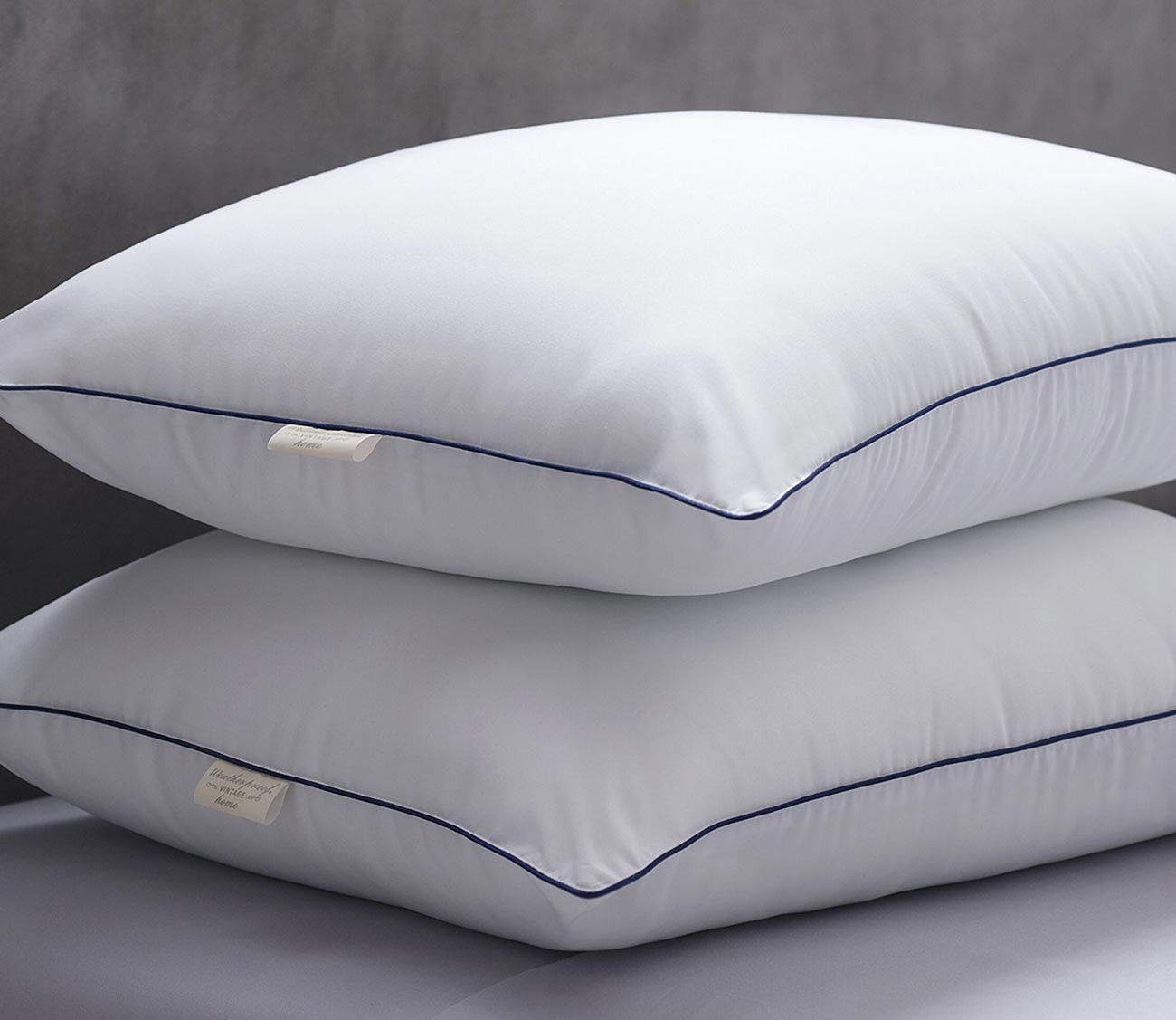 Weatherproof Vintage Home Microfiber Down Alternative Pillow 2-Pack by Allied Home