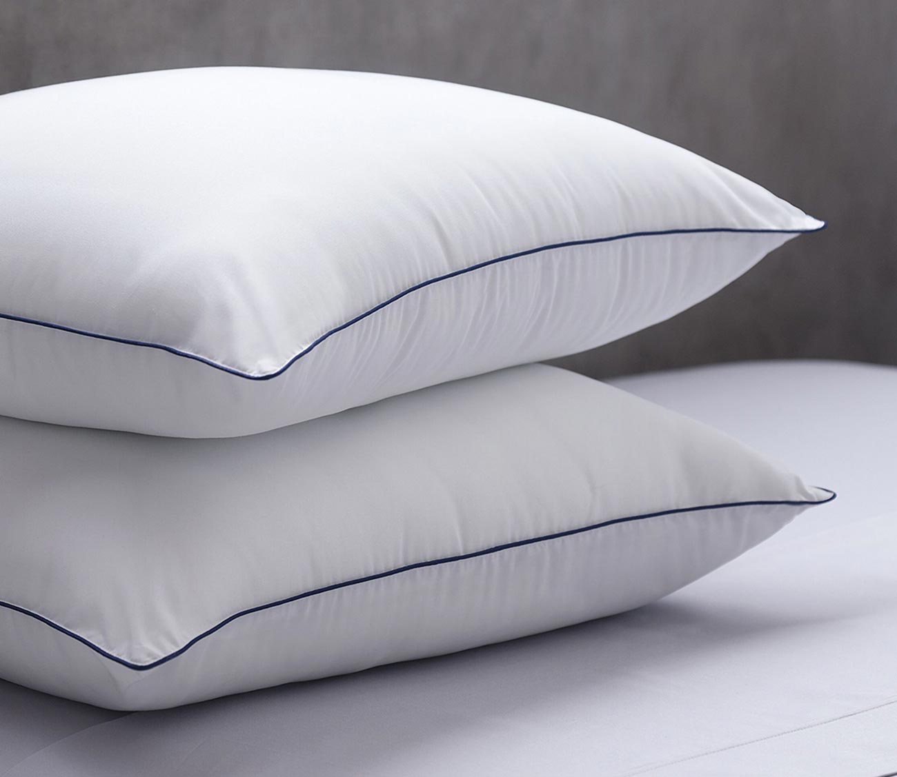 Weatherproof Vintage Home Microfiber Down Alternative Pillow 2-Pack