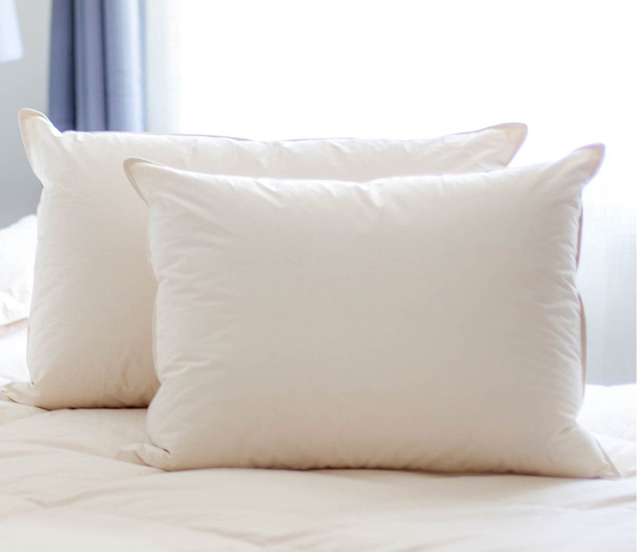 Weatherproof Vintage Home Organic Cotton Down Alternative Pillow