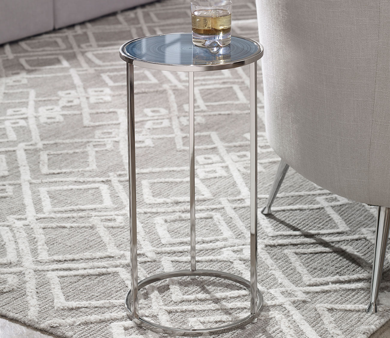 Whirl Round Drink Table