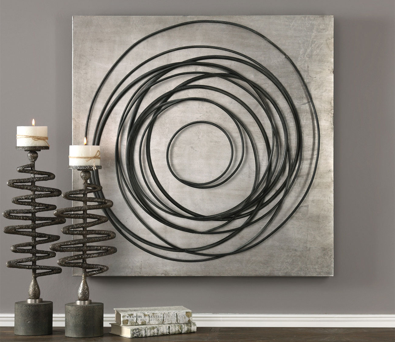 Whirlwind Iron Coils Wall Art