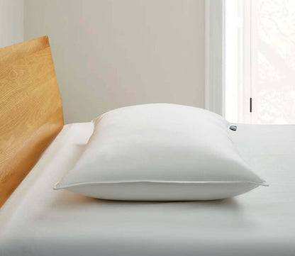 White Down Fiber Back Sleeper Pillow by Serta