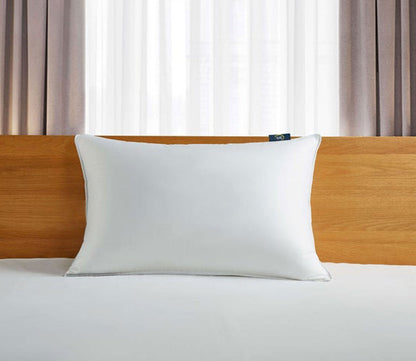 White Down Fiber Back Sleeper Pillow by Serta