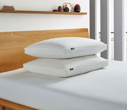 White Down Fiber Side Sleeper Pillow by Serta