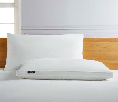 White Down Fiber Side Sleeper Pillow by Serta