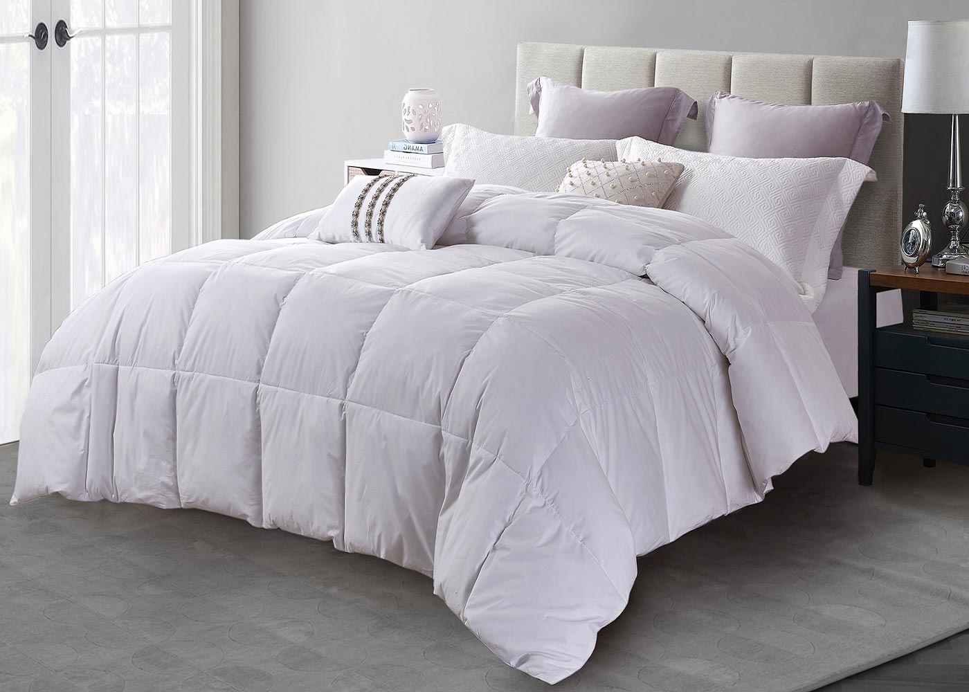 White Feather and Down Fiber Comforter