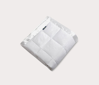 White Goose Feather and White Goose Down Fiber Blanket by Serta