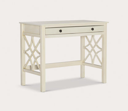 Whitley Antique White 1-Drawer Writing Desk by Linon