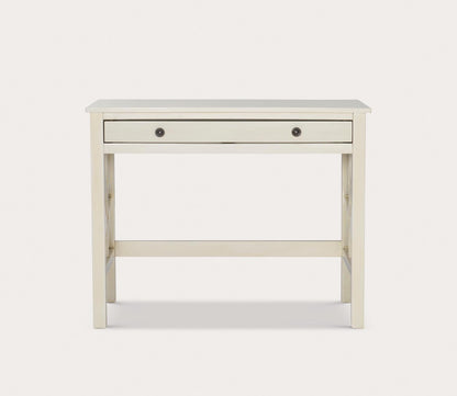 Whitley Antique White 1-Drawer Writing Desk by Linon