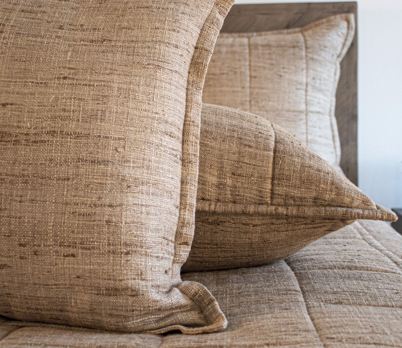 Wild Silk Textured Throw Pillow by Ann Gish