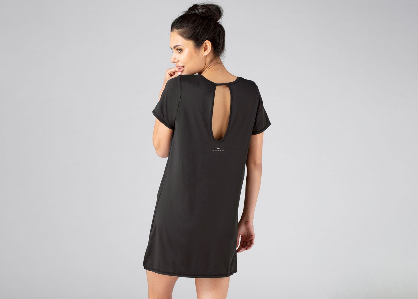 Women’s Elevated Performance Keyhole Sleep Tee Dress by Sheex