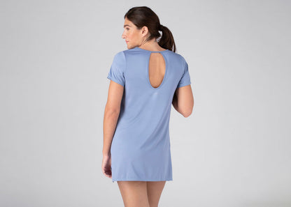 Women’s Elevated Performance Keyhole Sleep Tee Dress by Sheex
