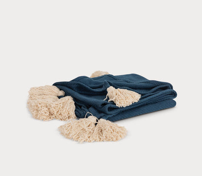 Woven Diagonal Throw Blanket in 10 Colors by Rizzy Home