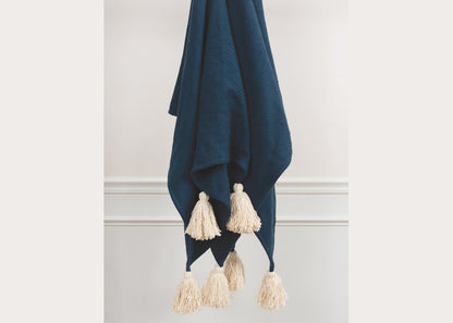 Woven Diagonal Throw Blanket in 10 Colors by Rizzy Home