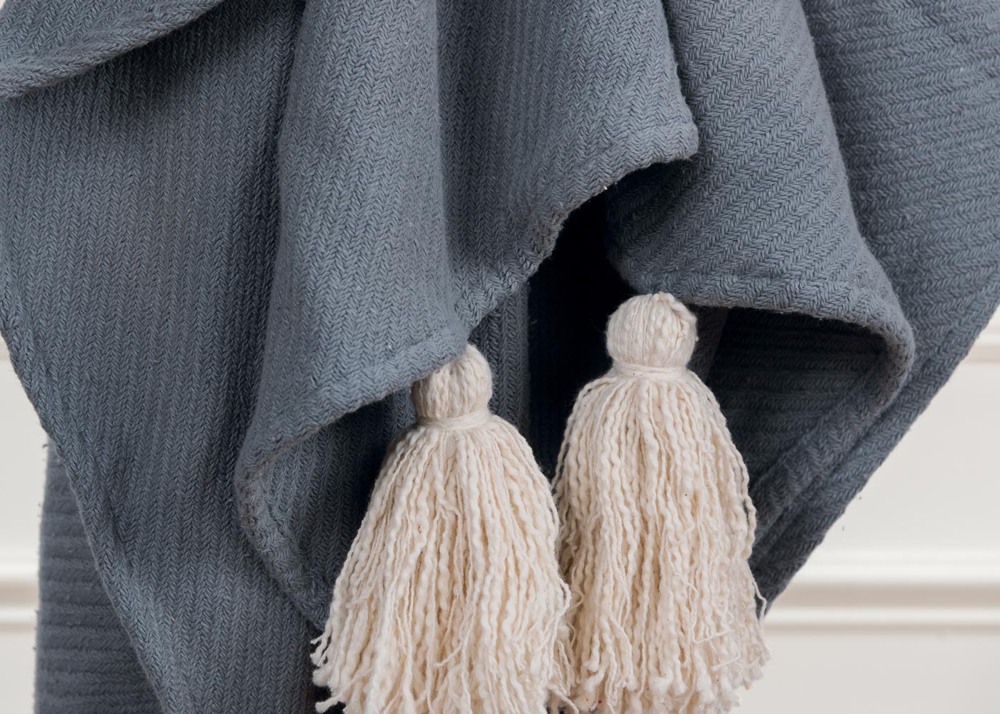 Woven Diagonal Throw Blanket in 10 Colors by Rizzy Home