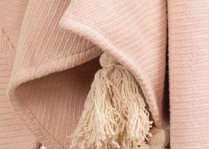 Woven Diagonal Throw Blanket in 10 Colors by Rizzy Home