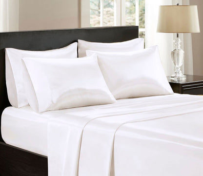 Wrinkle-Free Luxurious Satin Sheet Set by Madison Park Essentials