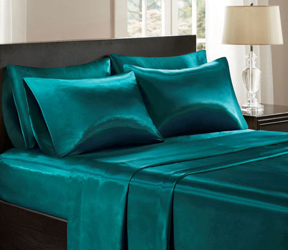 Wrinkle-Free Luxurious Satin Sheet Set by Madison Park Essentials