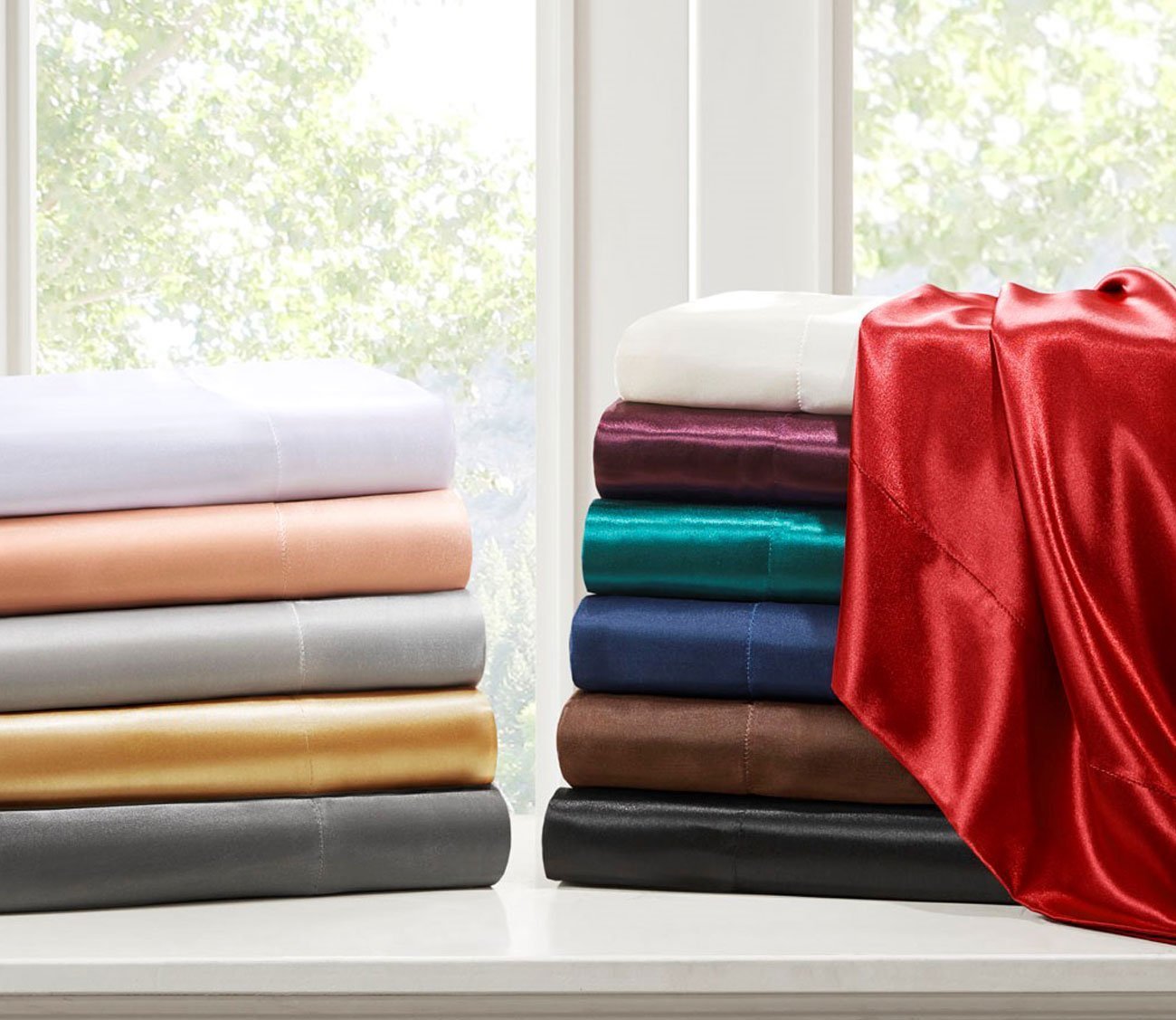 Wrinkle-Free Luxurious Satin Sheet Set