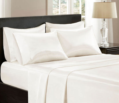 Wrinkle-Free Luxurious Satin Sheet Set by Madison Park Essentials