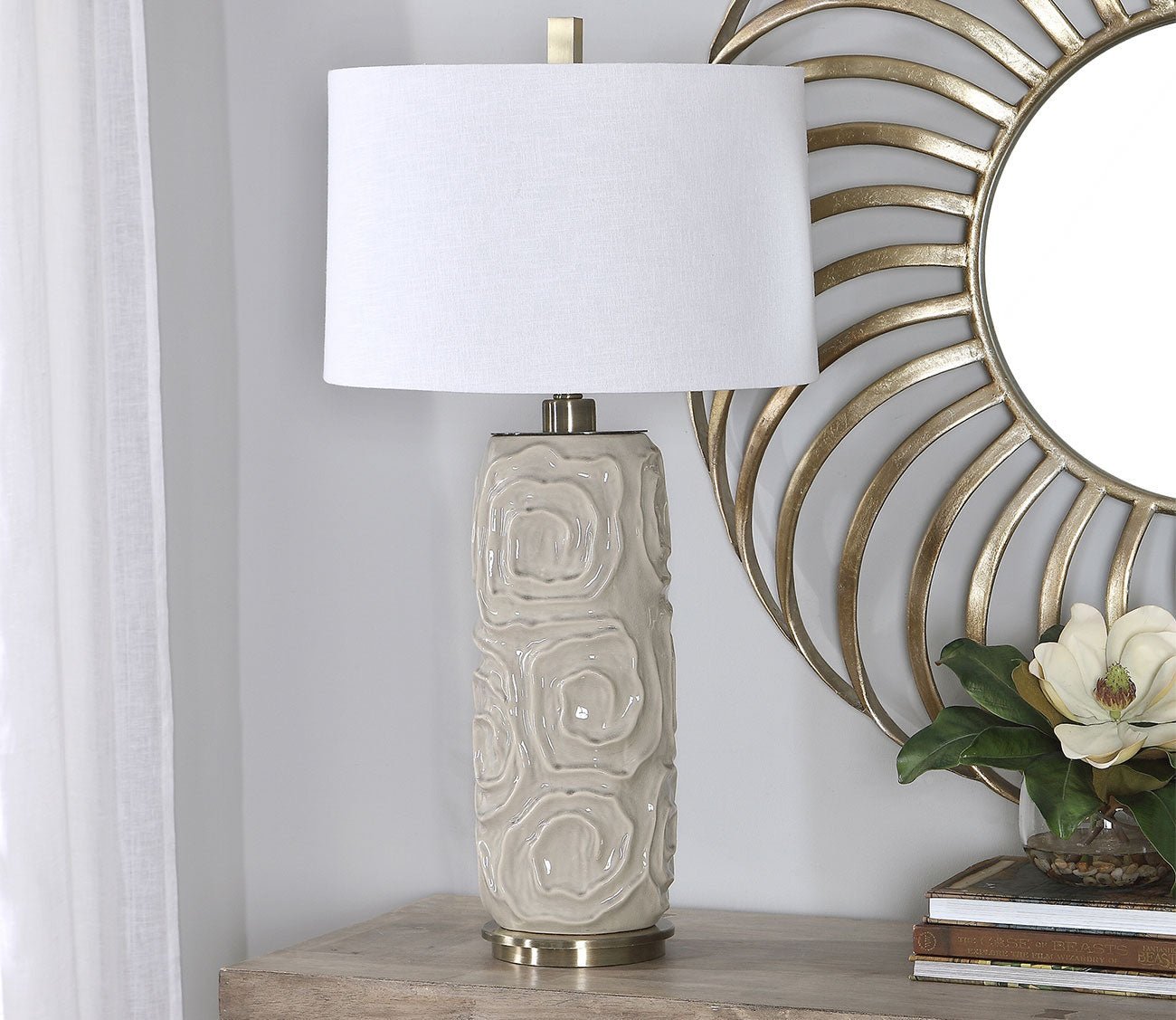 Zade Gray Table Lamp by Uttermost